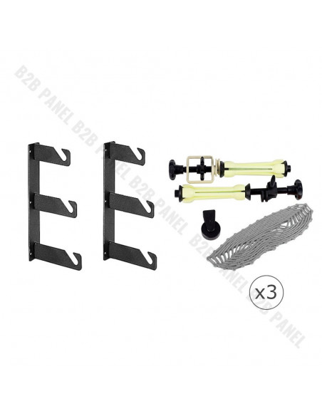 GlareOne System zawieszenia tła - łańcuszkowy, komplet na 3 tła