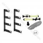 GlareOne System zawieszenia tła - łańcuszkowy, komplet na...