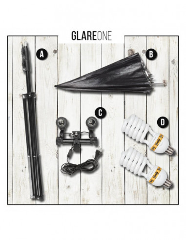 GlareOne Continuous Light Kit SUNNY SILVER-1250