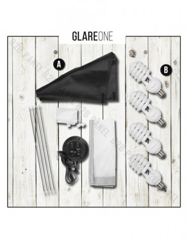GlareOne Continuous Light Kit SUNNY SQ4X6-900