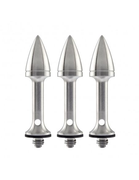 3 Legged Thing Pro Stilettoz - Universal Premium Steel, Long Spikes for Tripods