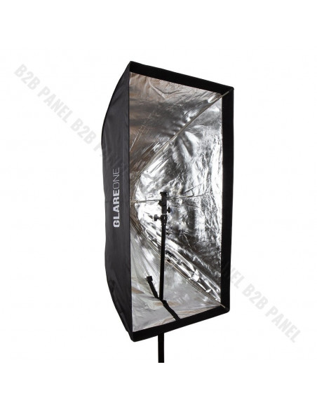 GlareOne Softbox Umbrella 80x120 for reporter lights - grid included