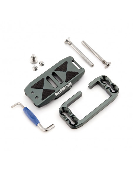 3 Legged Thing Ellie PD Universal L-Bracket with Peak Design Capture-compatible base - Grey