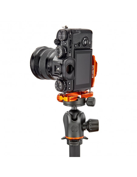 3 Legged Thing Ellie PD Short Universal L-Bracket with Peak Design Capture-compatible short base - Copper