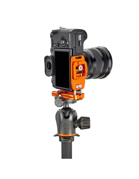 3 Legged Thing Ellie PD Short Universal L-Bracket with Peak Design Capture-compatible short base - Copper