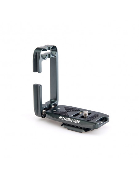 3 Legged Thing Ellie PD Short Universal L-Bracket with Peak Design Capture-compatible short base - Grey