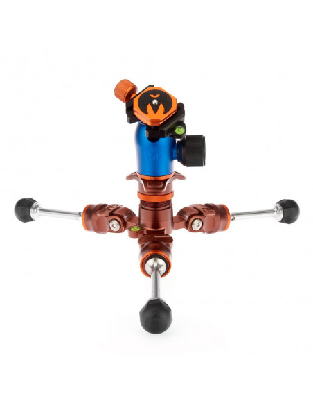 Statyw 3 Legged Thing Albert 2.0 Bronze, włókna węglowe, 5-sekcji, udźwig 30kg, głowica Pro Lever