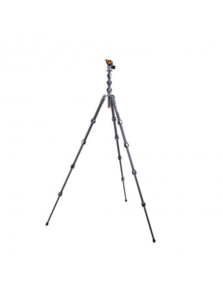 Statyw 3 Legged Thing Albert 2.0 Gray, włókna węglowe, 5-sekcji, udźwig 30kg, głowica Pro Lever