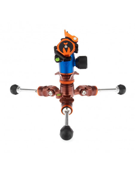 Statyw 3 Legged Thing Leo 2.0 Bronze, włókna węglowe, 5-sekcji, udźwig 30kg, głowica Pro Lever