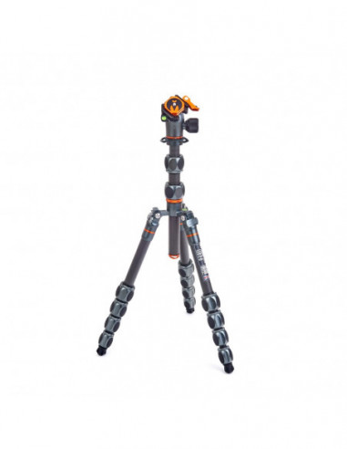 Statyw 3 Legged Thing Leo 2.0 Gray, włókna węglowe, 5-sekcji, udźwig 30kg, głowica Pro Lever