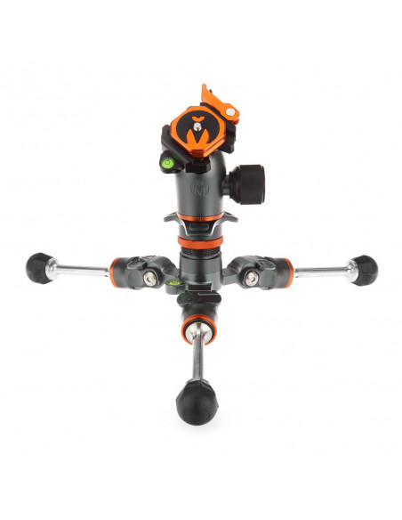 Statyw 3 Legged Thing Leo 2.0 Gray, włókna węglowe, 5-sekcji, udźwig 30kg, głowica Pro Lever