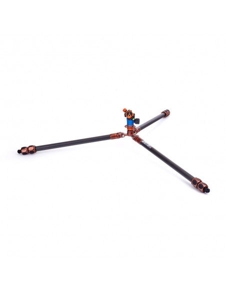 Statyw 3 Legged Thing Winston 2.0 Bronze, włókna węglowe, 3-sekcji, udźwig 40kg, głowica Pro Lever