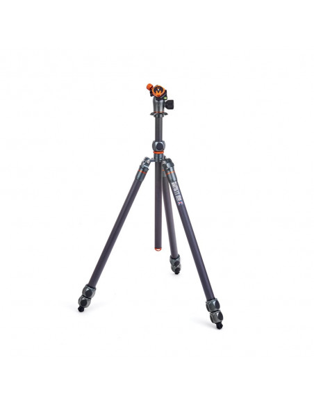 Statyw 3 Legged Thing Winston 2.0 Gray, włókna węglowe, 3-sekcji, udźwig 40kg, głowica Pro Lever