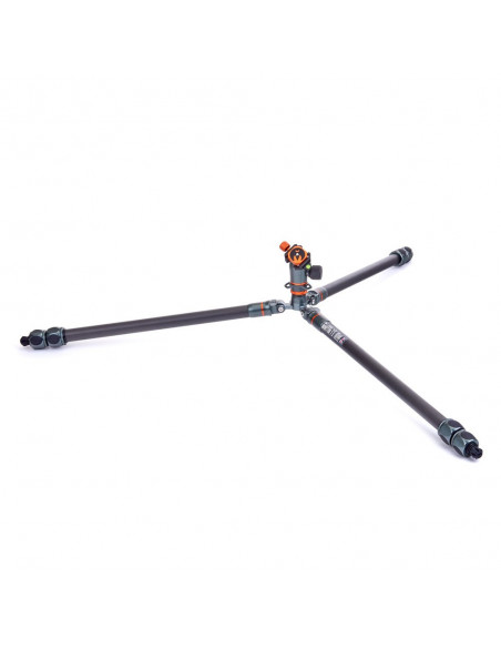 Statyw 3 Legged Thing Winston 2.0 Gray, włókna węglowe, 3-sekcji, udźwig 40kg, głowica Pro Lever