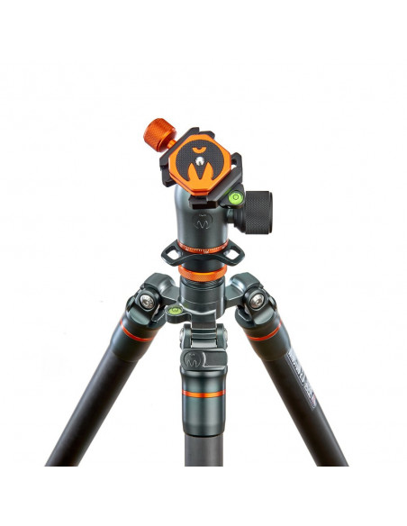 Statyw 3 Legged Thing Winston 2.0 Gray, włókna węglowe, 3-sekcji, udźwig 40kg, głowica Pro Lever