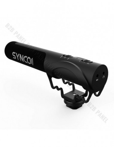 Synco M3 mikrofon nakamerowy - kardioidalny z odsłuchem