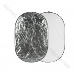 GlareOne Reflector 2in1 Silver White 60x90cm
