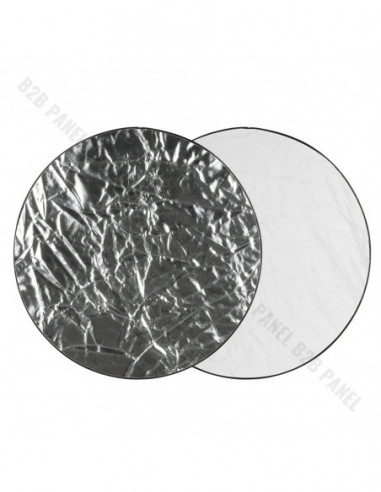 GlareOne Blenda 2w1 srebrno biała 110cm