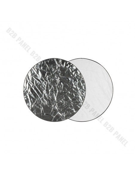 GlareOne Reflector 2in1 Silver White 60 cm