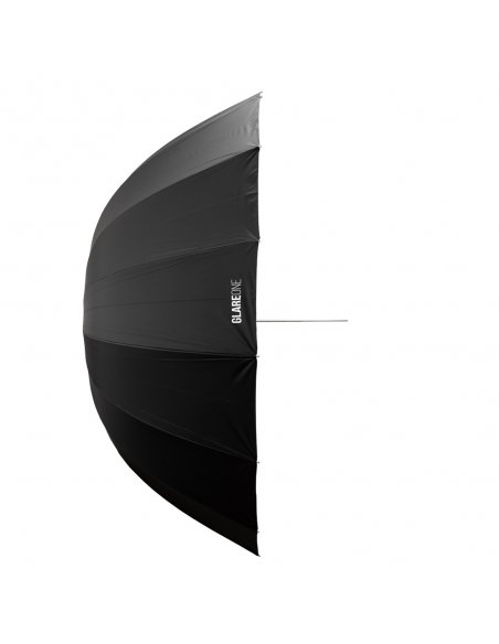 GlareOne Parasolka ORB srebrna 135 - głęboki parasol z dyfuzorem