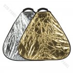GlareOne Reflector Triangle 2in1 Silver Gold 60cm