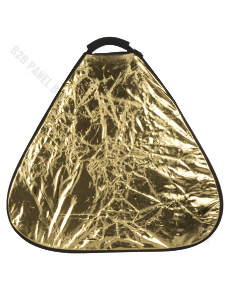GlareOne Reflector Triangle 2in1 Silver Gold 60cm
