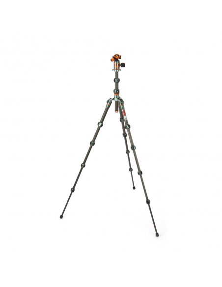 Statyw 3 Legged Thing Ray Grey, włókna węglowe, 5-sekcji, udźwig 30kg, głowica Airhed VU