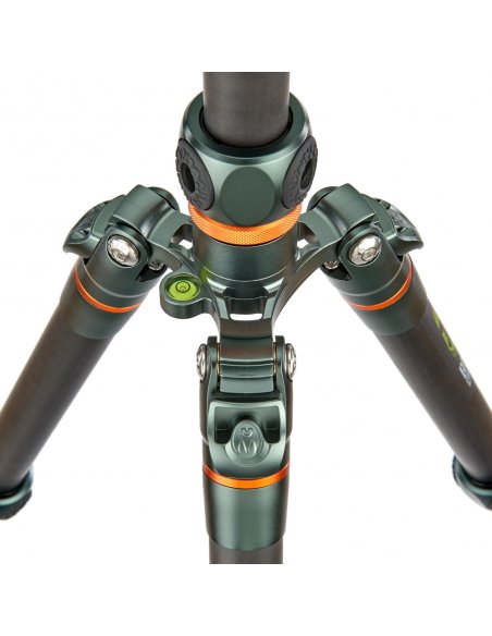 Statyw 3 Legged Thing Bucky Grey, włókna węglowe, 5-sekcji, udźwig 30kg, głowica Airhed VU