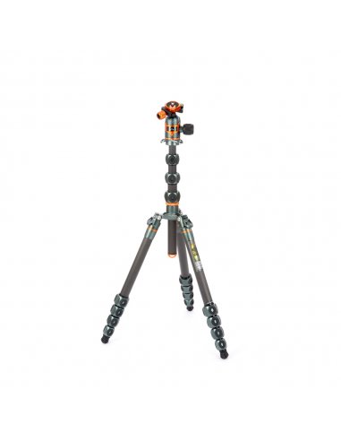 Statyw 3 Legged Thing Bucky Grey, włókna węglowe, 5-sekcji, udźwig 30kg, głowica Airhed VU