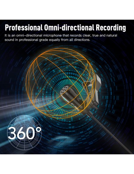 Synco S6P mikrofon krawatowy - DJI, USB-C, mini-jack 3,5 mm