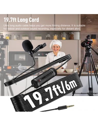 Synco S6P mikrofon krawatowy - DJI, USB-C,...