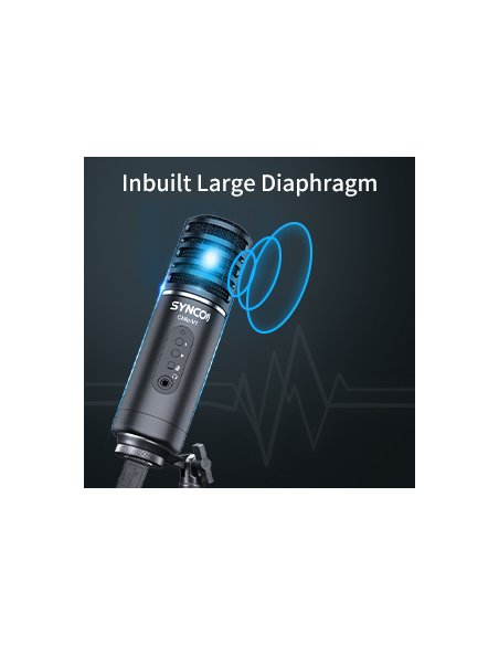 Synco V1 USB Microphone with Monitor - Condenser