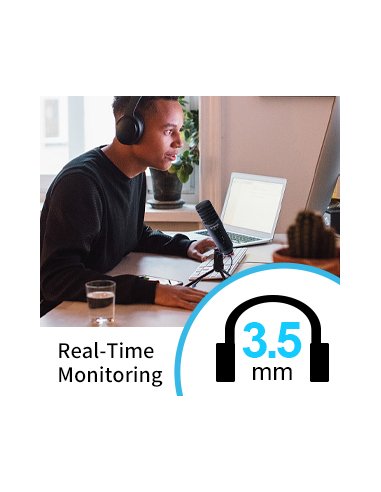 Synco V1 USB Microphone with Monitor - Condenser