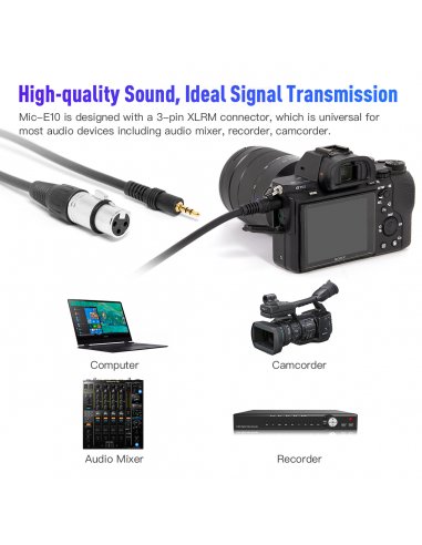 Synco E10 Vocal Microphone - Cardioid Electret