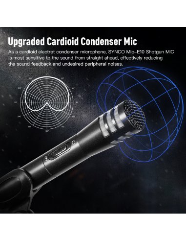 Synco E10 Vocal Microphone - Cardioid Electret