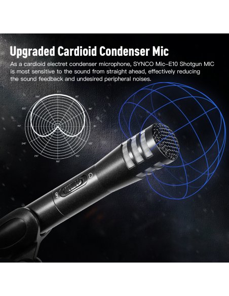 Synco E10 Vocal Microphone - Cardioid Electret