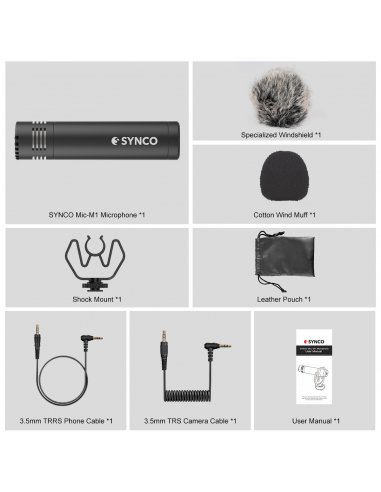 Synco M1 camera microphone - Cardioid