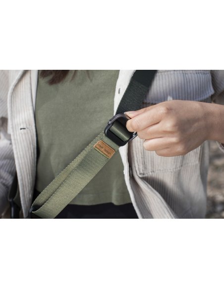 Pasek na szyję lub ramię SLIDE LITE SAGE v3 szarozielony do lekkich aparatów