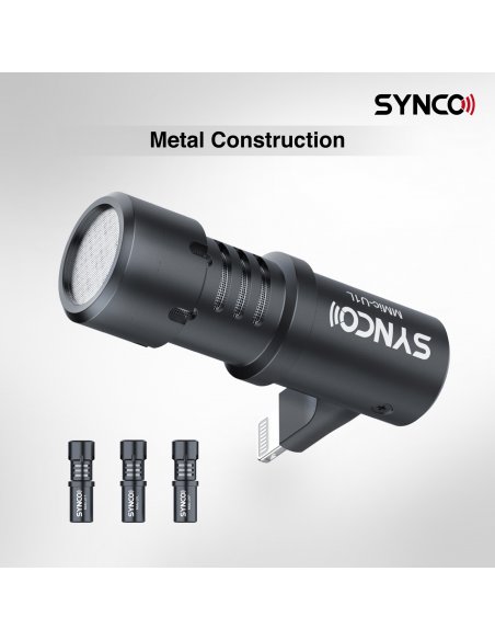 Synco U1P Plug in Microphone for Phone / Tablet - TRRS 3.5mm