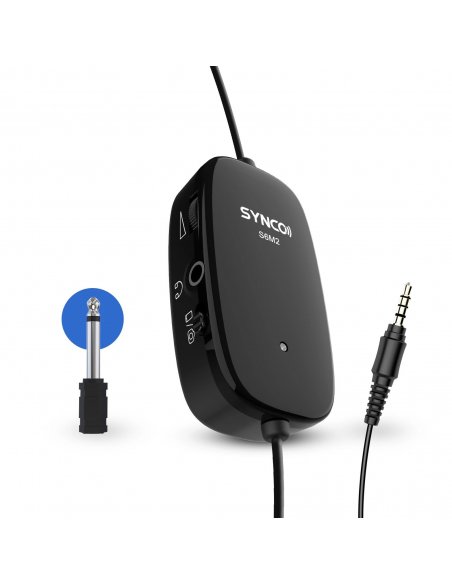 Synco S6M2 lavelier microphone with monitor and LowCut filter