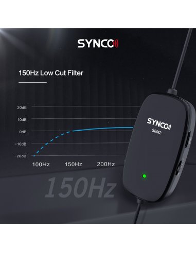 Synco S6M2 mikrofon krawatowy z odsłuchem i...