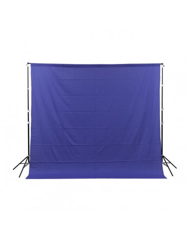 GlareOne Blue Screen - niebieskie tło materiałowe 3x3
