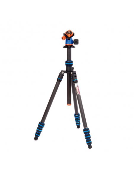 Statyw 3 Legged Thing Punks Billy Blue 2.0, wł. węglowe, 4-sekcje, udźwig 18 kg, głowica kulowa Neo 2.0
