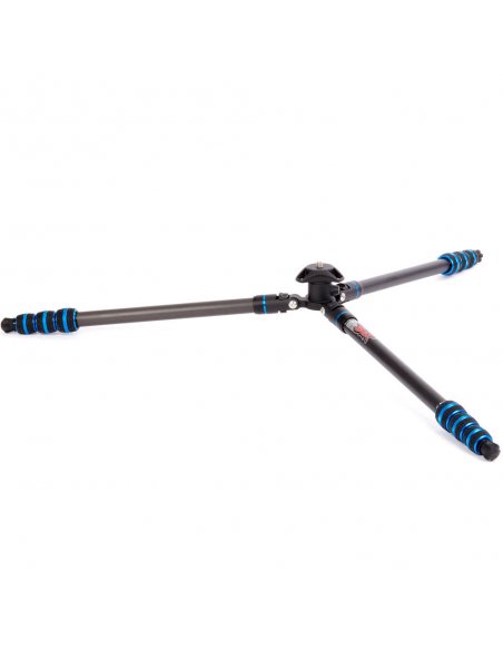 Statyw 3 Legged Thing Punks Billy Blue 2.0, wł. węglowe, 4-sekcje, udźwig 18 kg, głowica kulowa Neo 2.0