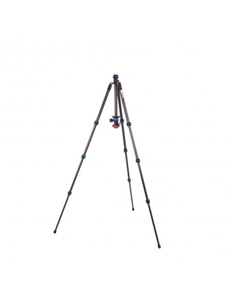 Statyw 3 Legged Thing Punks Billy Blue 2.0, wł. węglowe, 4-sekcje, udźwig 18 kg, głowica kulowa Neo 2.0