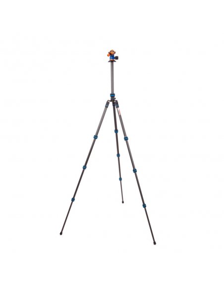 Statyw 3 Legged Thing Punks Billy Blue 2.0, wł. węglowe, 4-sekcje, udźwig 18 kg, głowica kulowa Neo 2.0