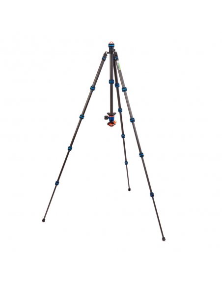 Statyw 3 Legged Thing Punks Brian Blue 2.0, wł. węglowe, 5-sekcji, udźwig 18 kg, głowica kulowa Neo 2.0