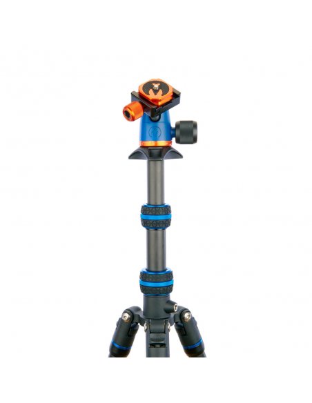 Statyw 3 Legged Thing Punks Brian Blue 2.0, wł. węglowe, 5-sekcji, udźwig 18 kg, głowica kulowa Neo 2.0