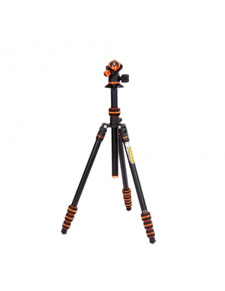 Statyw 3 Legged Thing Punks Travis Black 2.0, aluminiowy, 4-sekcje, udźwig 18 kg, głowica kulowa Neo 2.0