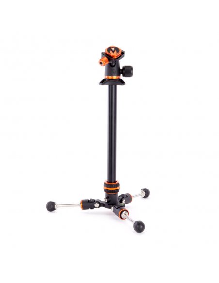 Statyw 3 Legged Thing Punks Travis Black 2.0, aluminiowy, 4-sekcje, udźwig 18 kg, głowica kulowa Neo 2.0